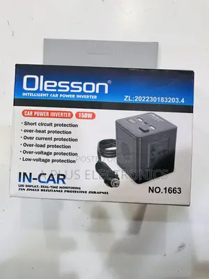 Olesson 1663 Car Inverter – Strong Safe Car Power Solution