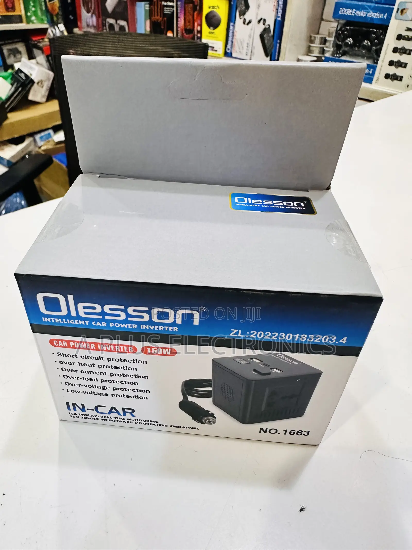 Olesson 1663 Car Inverter – Strong Safe Car Power Solution