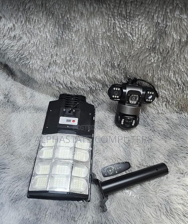 4g Floodlight Camera Solar Powered Outdoor CCTV With Motion Detection - main view