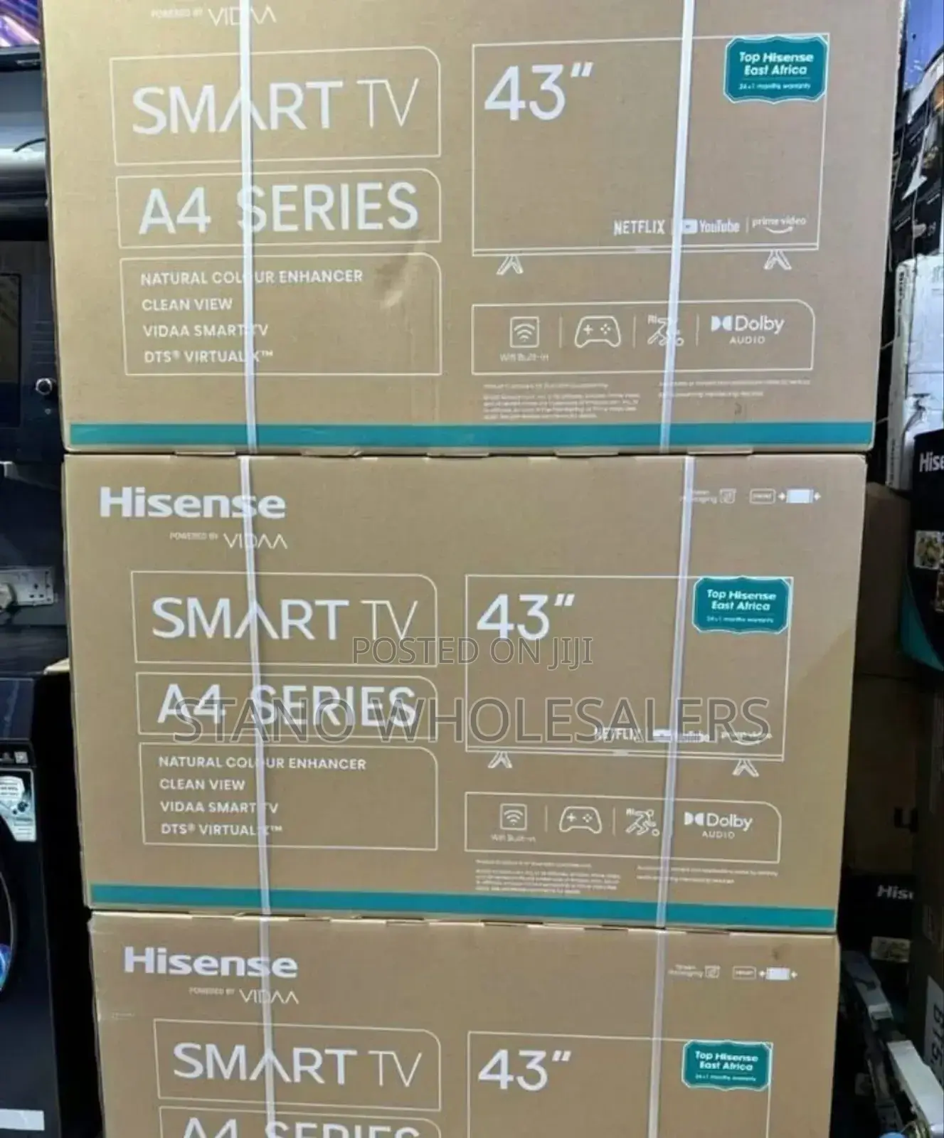 Youtube Netflix Hisense 43 Inch A4 Series Smart Tv