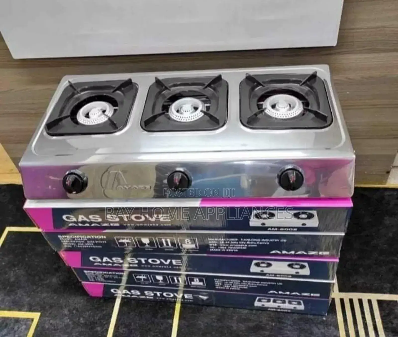 Amaze 3 Burner Table Top Cooker