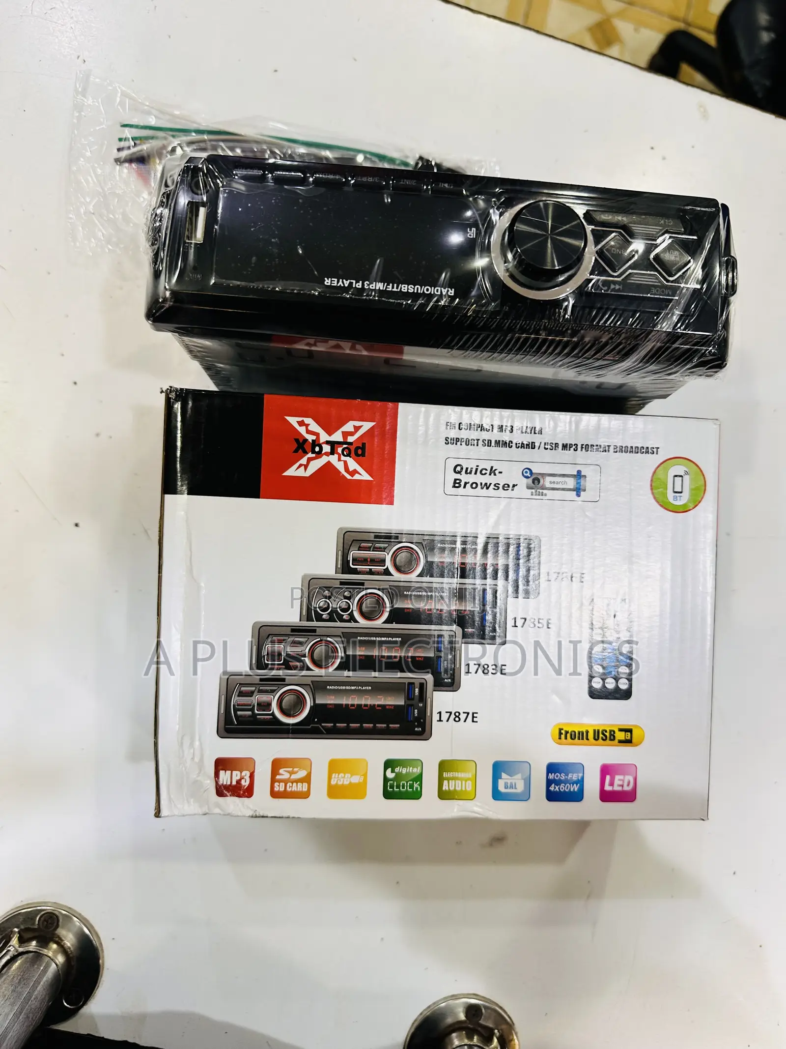 1788 Detachable Face Car Radio – High Power Sound System