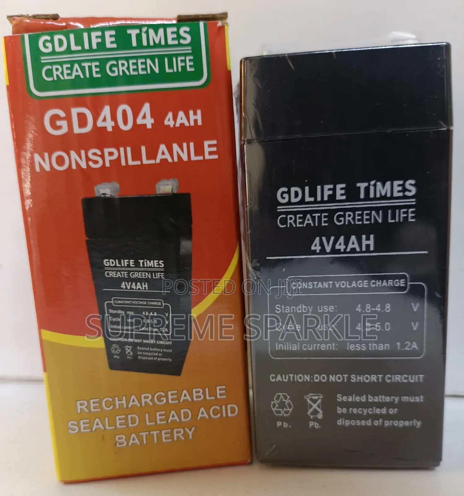 Weighingscale Battery/Gdlife Times Gd404 4ah Lead Acid Battery.