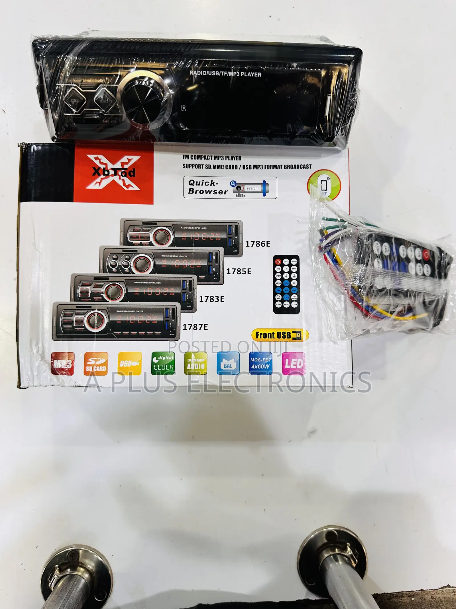 1788 Detachable Face Car Radio – Affordable Car Audio System