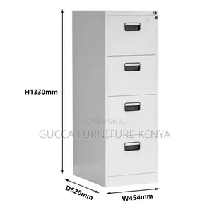 4-drawers Metallic Office Storage Cabinet