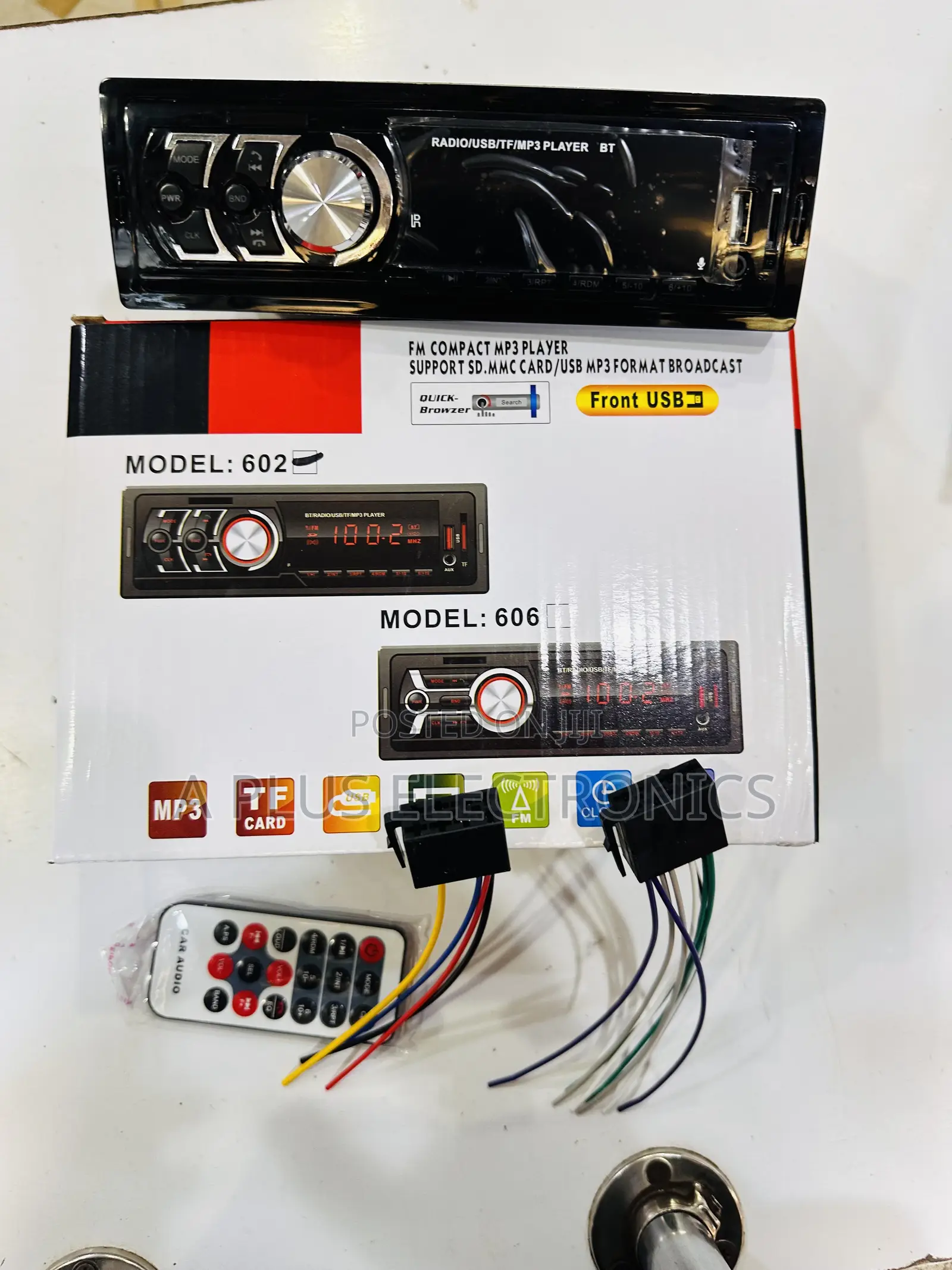 606 Mp3 Radio– Modern Design Car Stereo