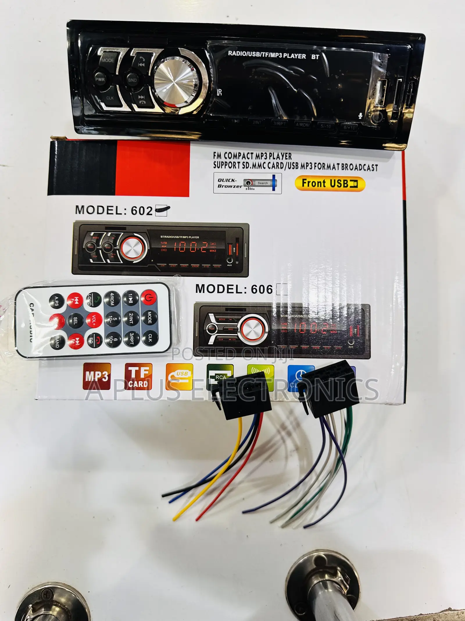 606 Mp3 Radio– Modern Design Car Stereo