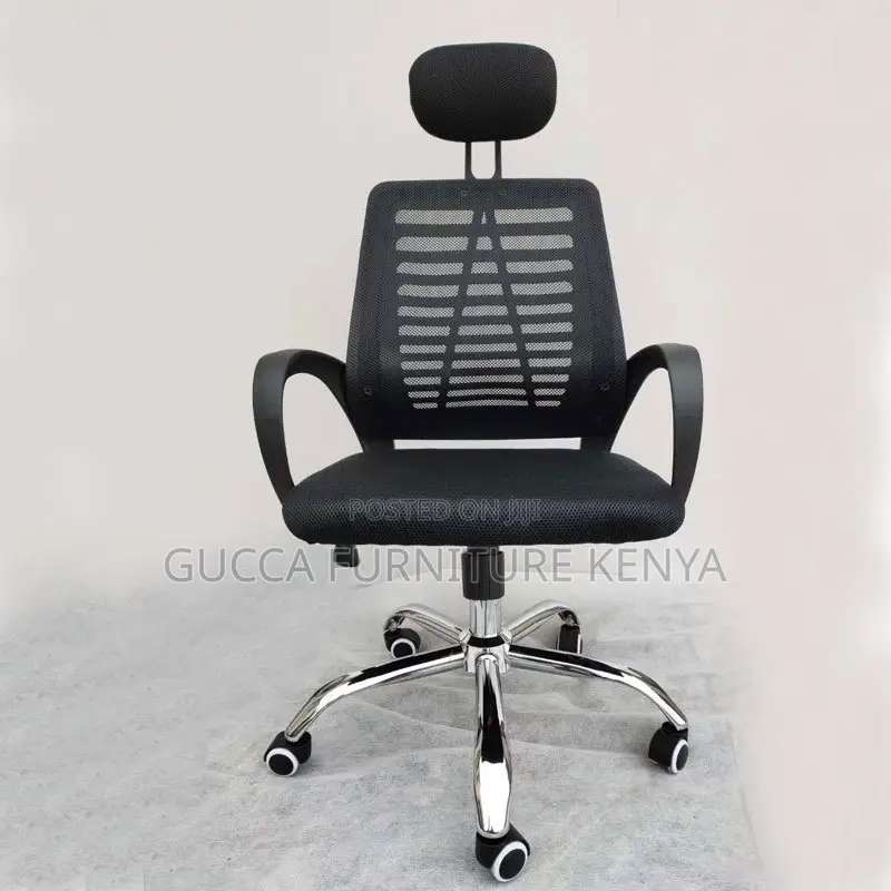 Office Adjustable Staff Headrest Chair