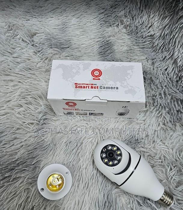 Bulb PTZ Camera Wireless Indoor CCTV for Living Room and Shop