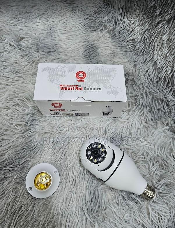 Bulb PTZ Camera Indoor Wifi CCTV With Two Way Talk and Night Vision - main view