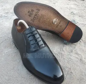 Berwick Goodyear Welted Leather Oxford Official Shoes.