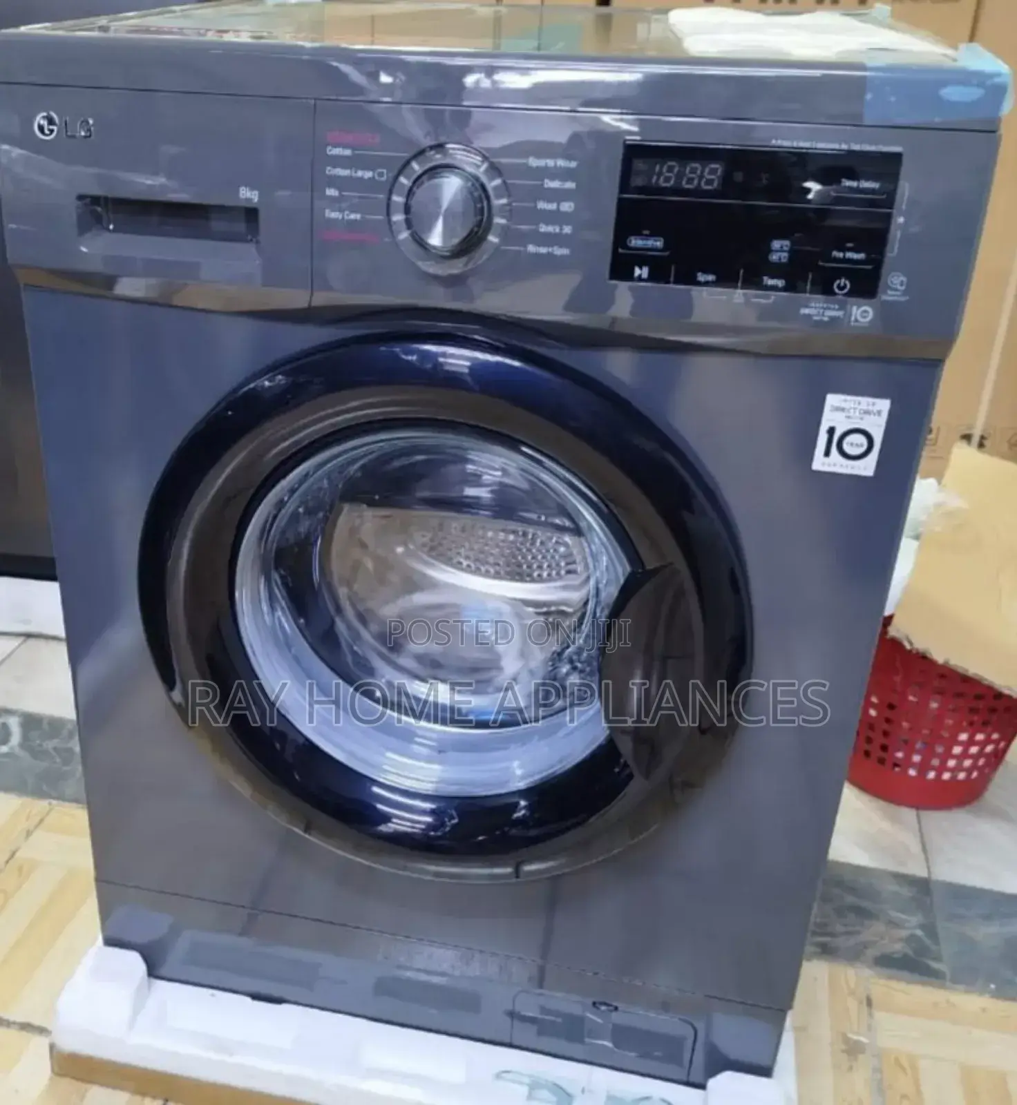 12kgs Wash Spin Front Load Lg Washing Machine