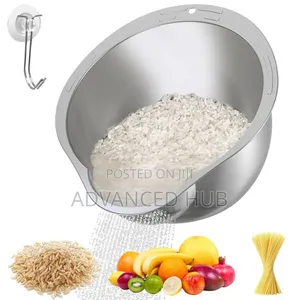 Heavy Duty Stainless Steel Rice Washer Strainer/Colander