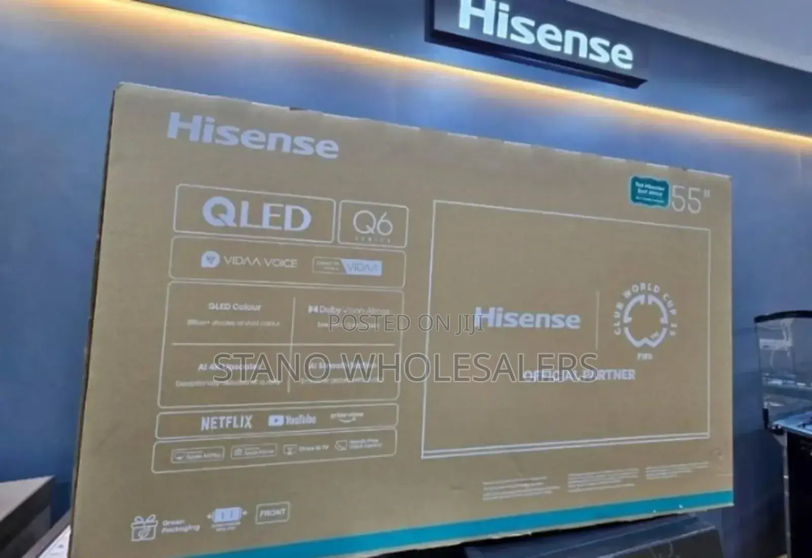 Youtube Netflix Qled Q6 Series Hisense 55 Inch Television