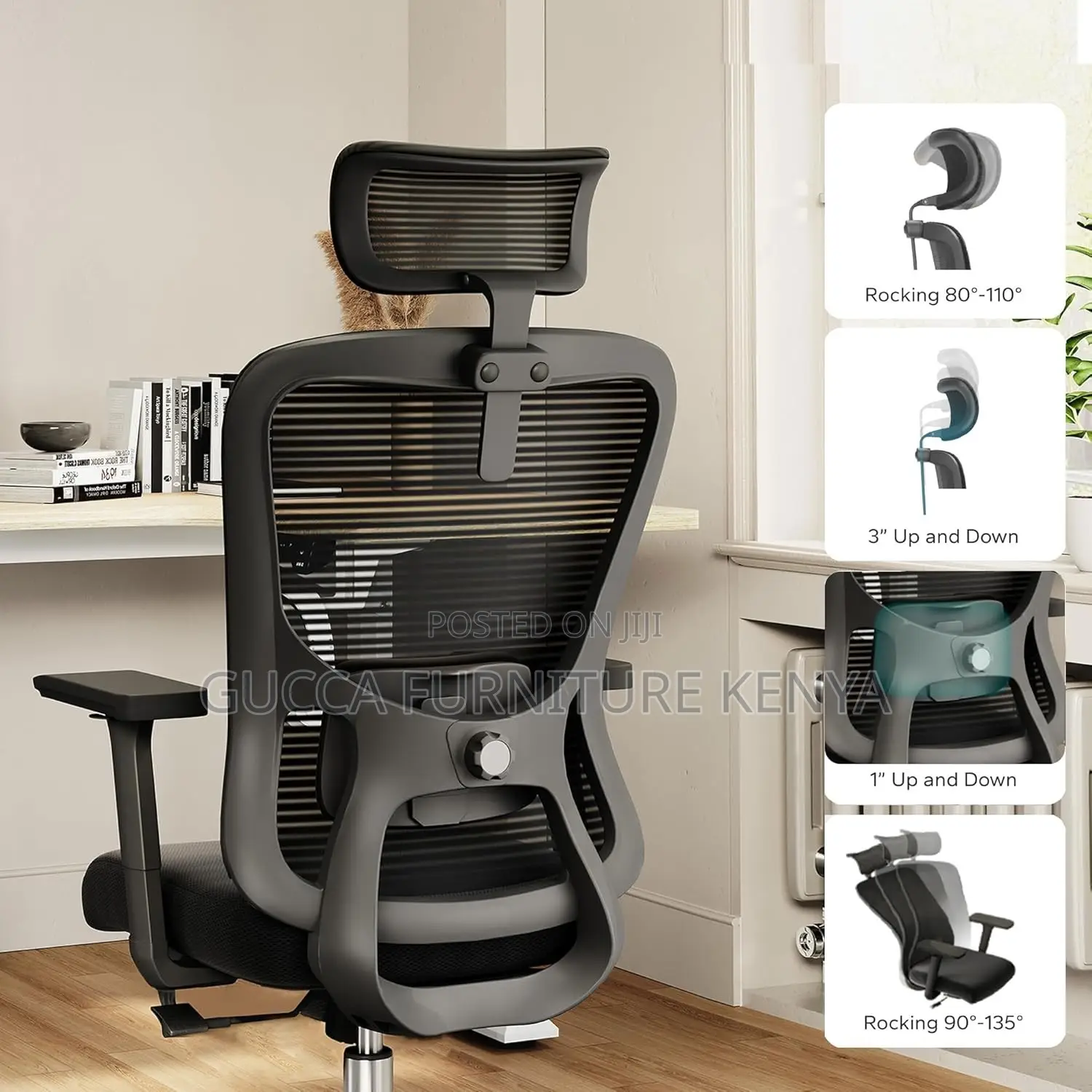 Ergonomic Orthopedic High Back Office Chair