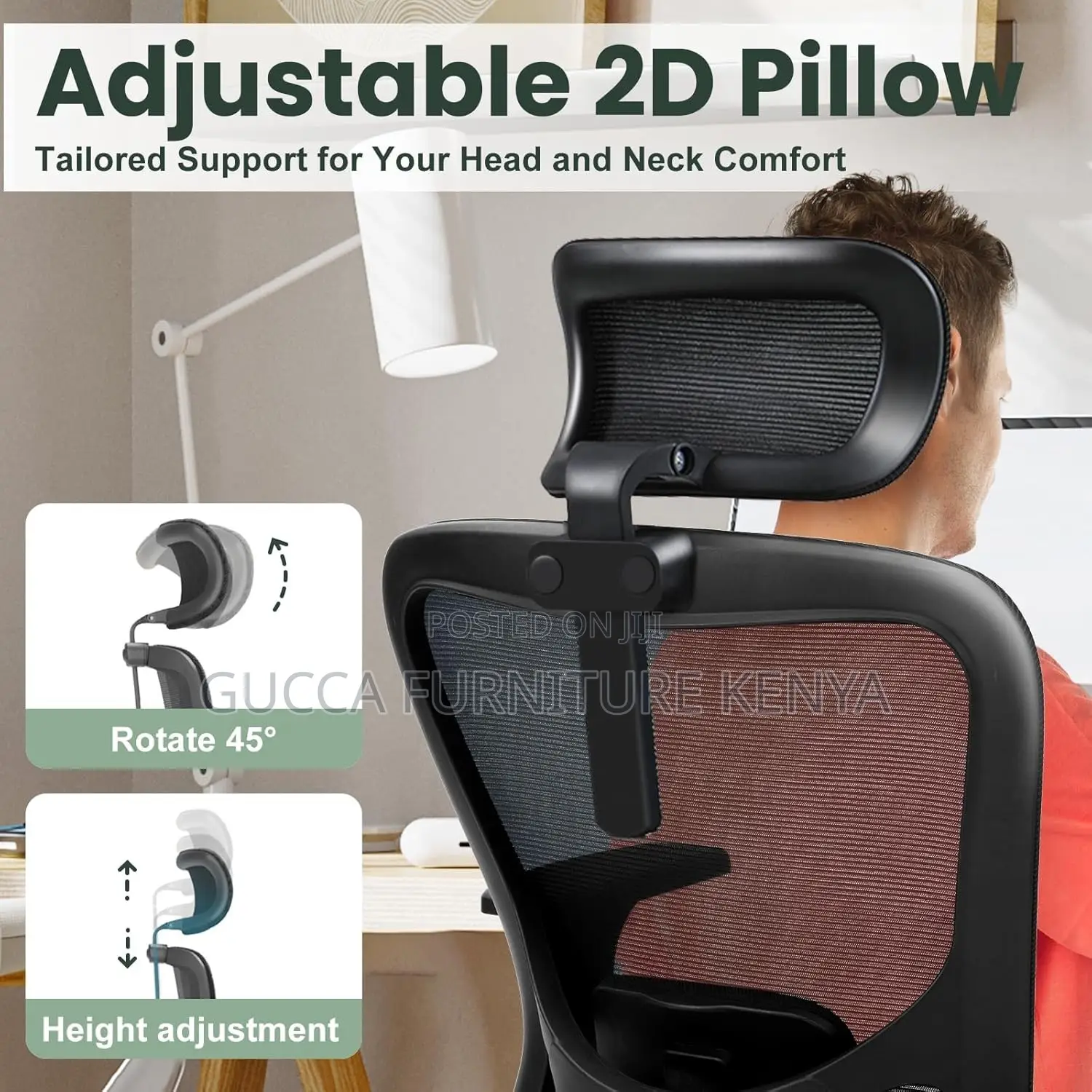 Ergonomic Orthopedic High Back Office Chair