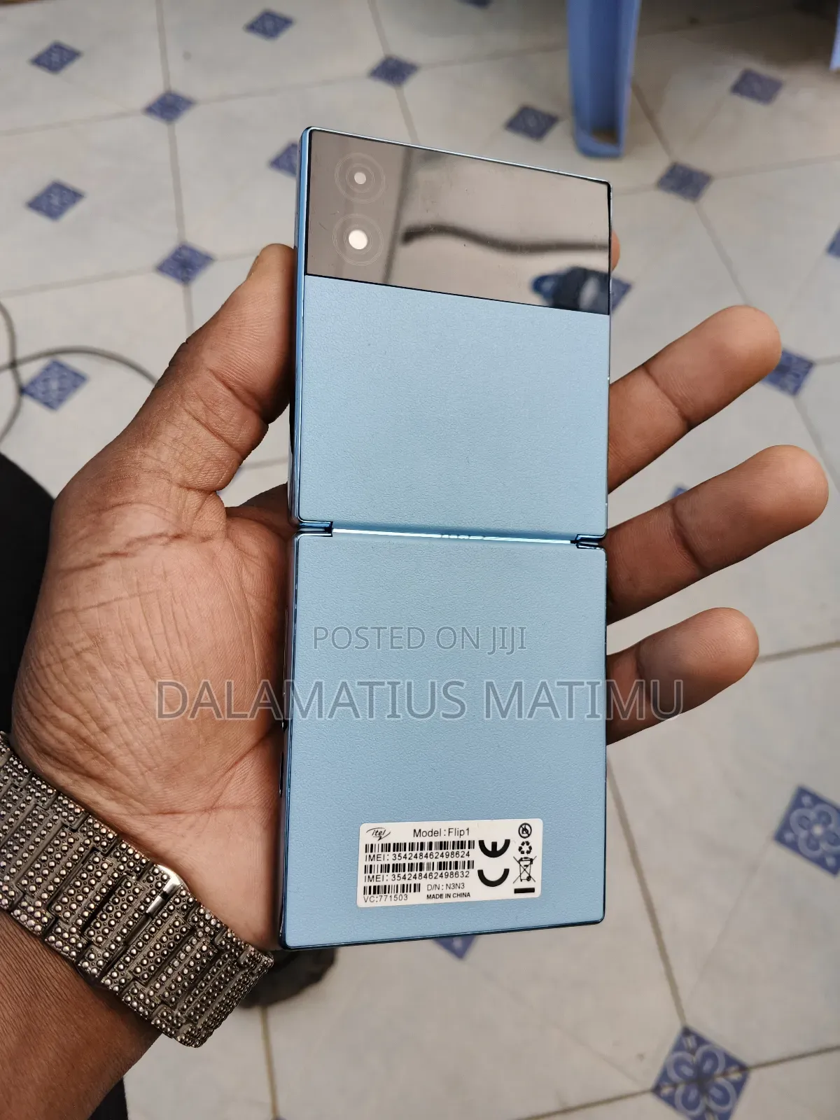 New Itel Flip 1 8 GB Blue