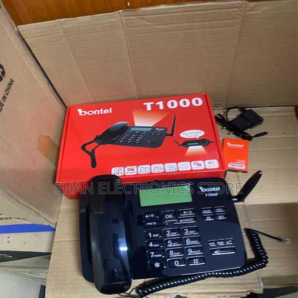 Rechargeable Battery–1000 Dual Sim Wireless GSM Desktop Stable Signal