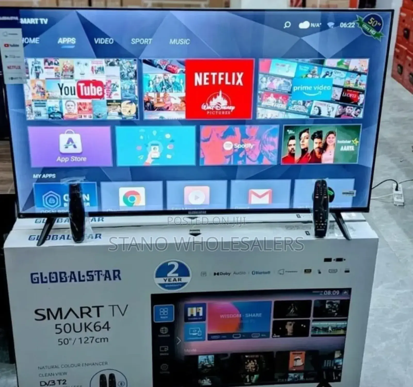 Youtube Netflix Globalstar 50 Inch Smart Tv