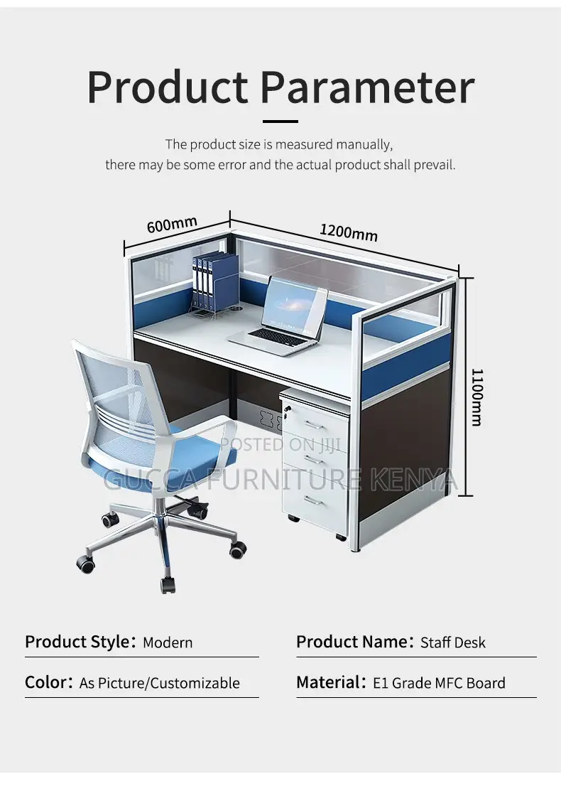 1-way Office Modular Workstation