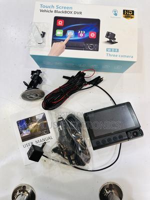 C12 Dash 3 Cameras (Touch Screen) – Full Hd Car DVR With Night Vision