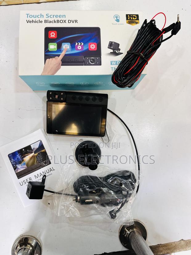 C12 Dash 3 Cameras (Touch Screen) – Smart Car Recording Camera - thumbnail 2