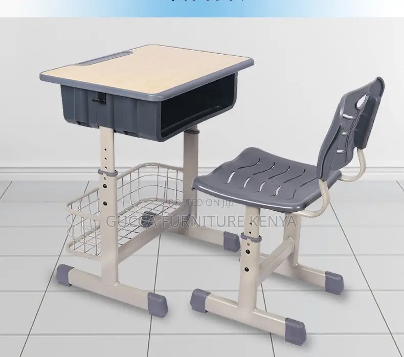 Heigh Adjustable Kids Study Desk And Chair Set