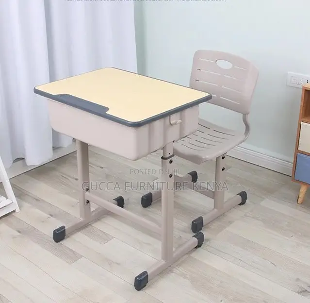 Heigh Adjustable Kids Study Desk And Chair Set