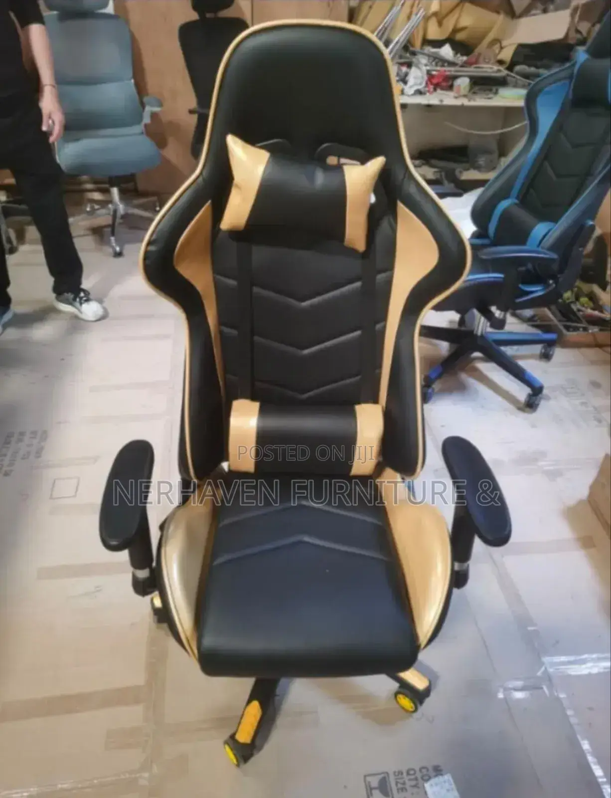 High-End Rigid Gaming Chair – Long Hours Comfort
