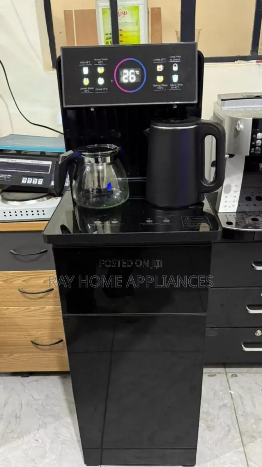 Bottom Load Water Dispenser With Coffee Maker
