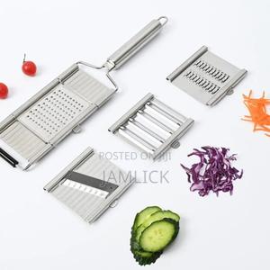 4-in-1 Stainless Steel Multi Grater With Interchangeable Blades - Pm - thumbnail 2