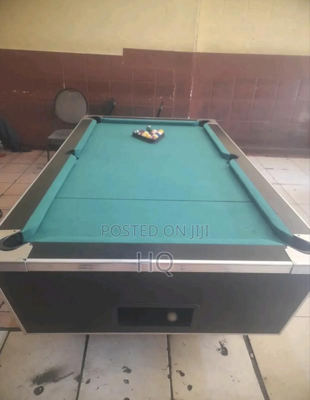Black Green Pool Table Marble Stone Model Cx985ls - main view