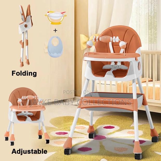 Multi-functional Baby High Chair With Table Wheels - main view