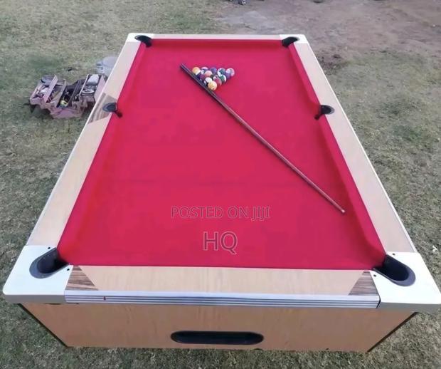 Red Pool Tables New Model Ij205v With Slate Lock