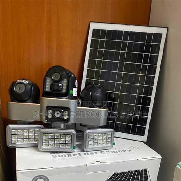 Ip 66 Security Cam 4g Full Hd Solar + Street Flash Light 3 PTZ Cam