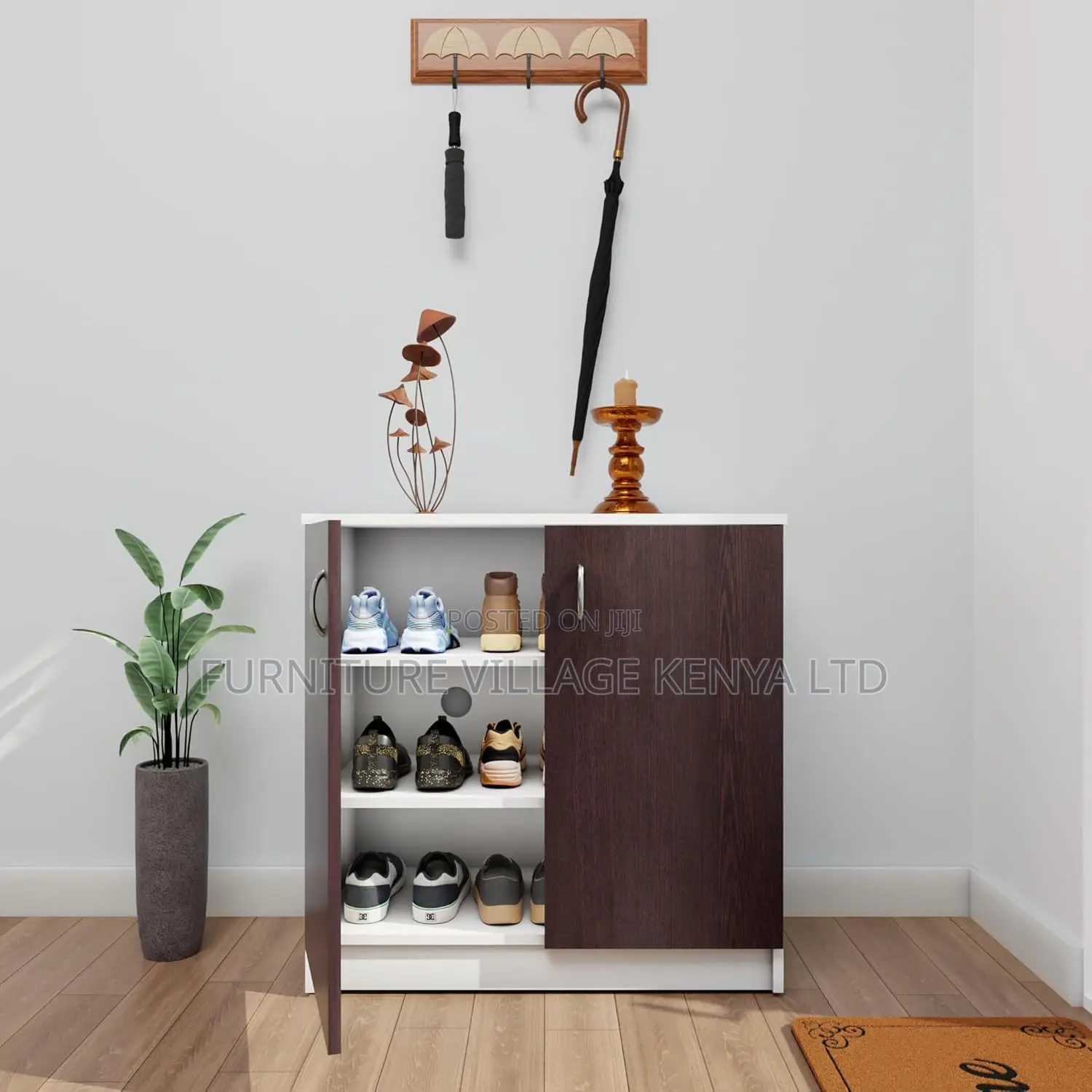Office 2-door Wooden Storage Cabinet
