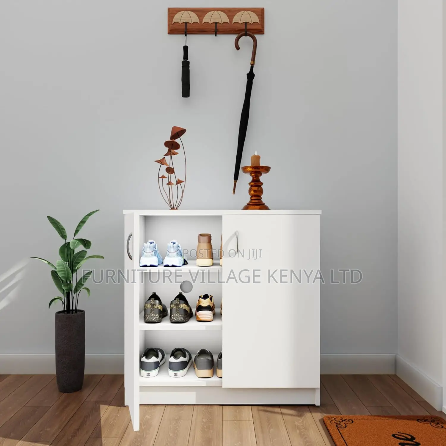 Office 2-door Wooden Storage Cabinet