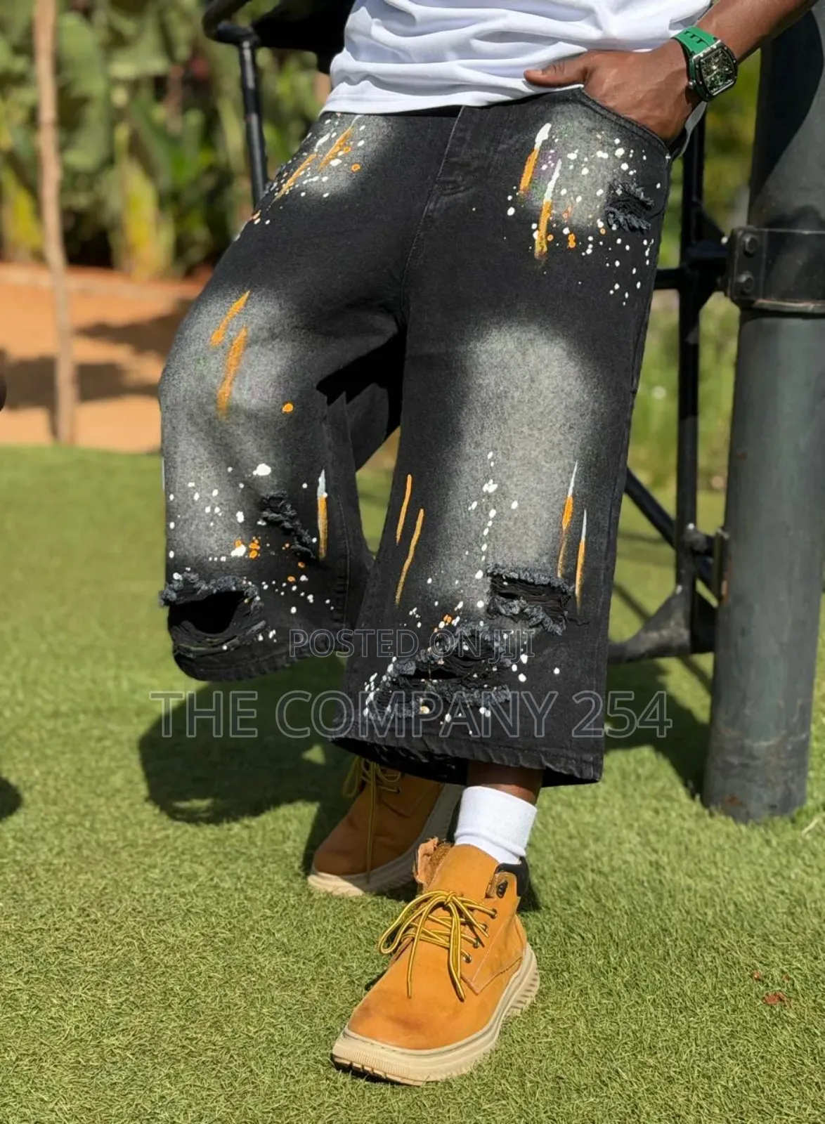 Quality Casual Denim Casual 3/4 Design Cargo Jorts Available