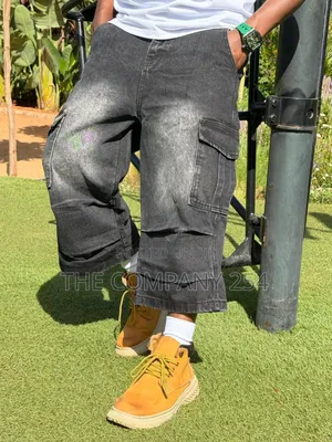 Quality Casual Denim Casual 3/4 Design Cargo Jorts Available