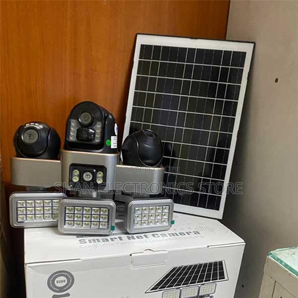 Triple Lens 4g 16000mah Efficient Energy Ip 66 Security Camera - main view