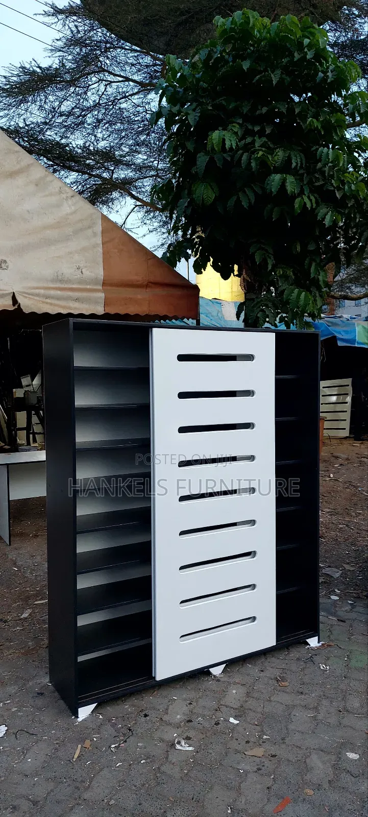 Modern Wooden Shoe Rack – Stylish Space Saving