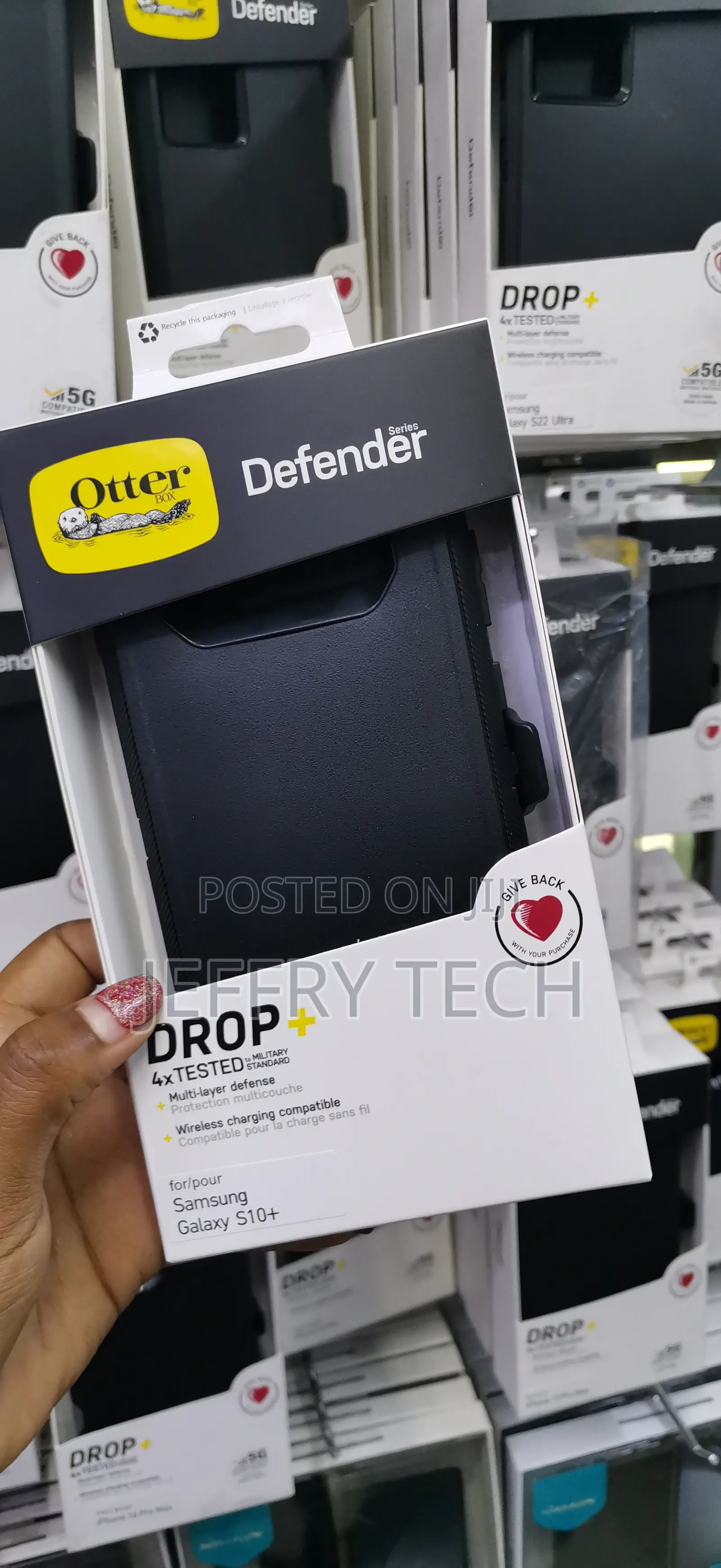 Byser Defender Series Galaxy S10 Plus Otterbox With Screen Protector