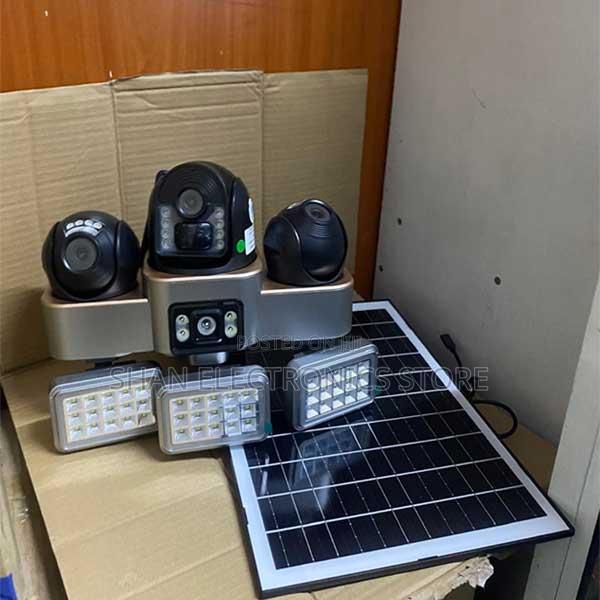 High-Quality Ip65 Waterproof 4g Full Hd Solar +Street Flash Light 3cam