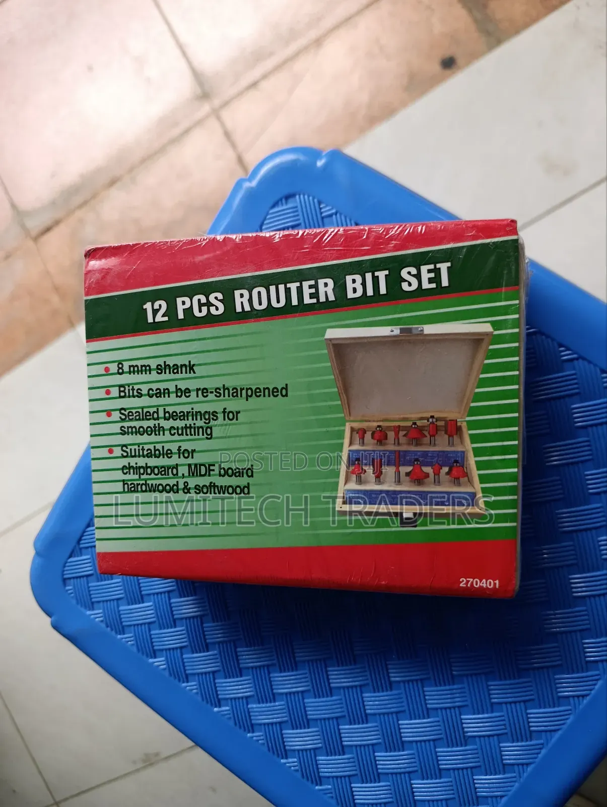 12pcs Router Bits Set