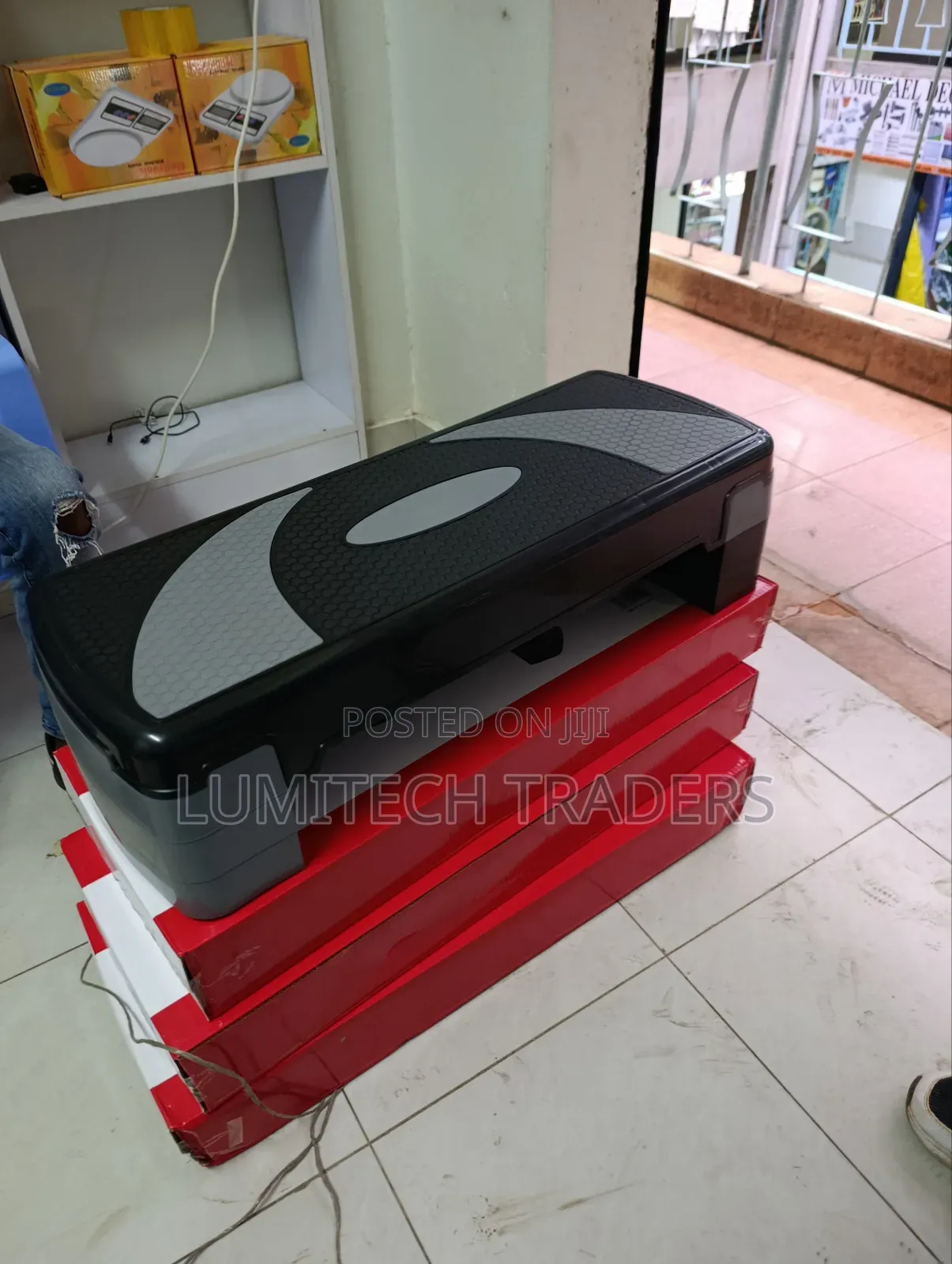 2 Size Adjustable Aerobic Exercise Step