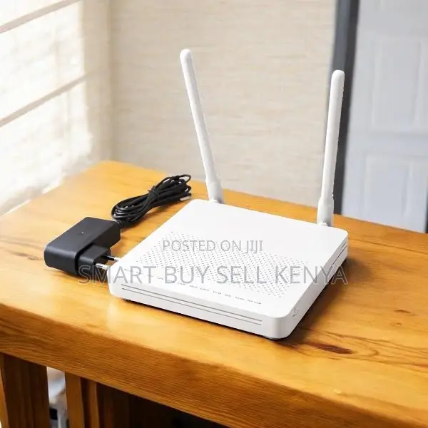 Xpon Gpon Onu Fiber Optic Router With Dual Antenna Wifi