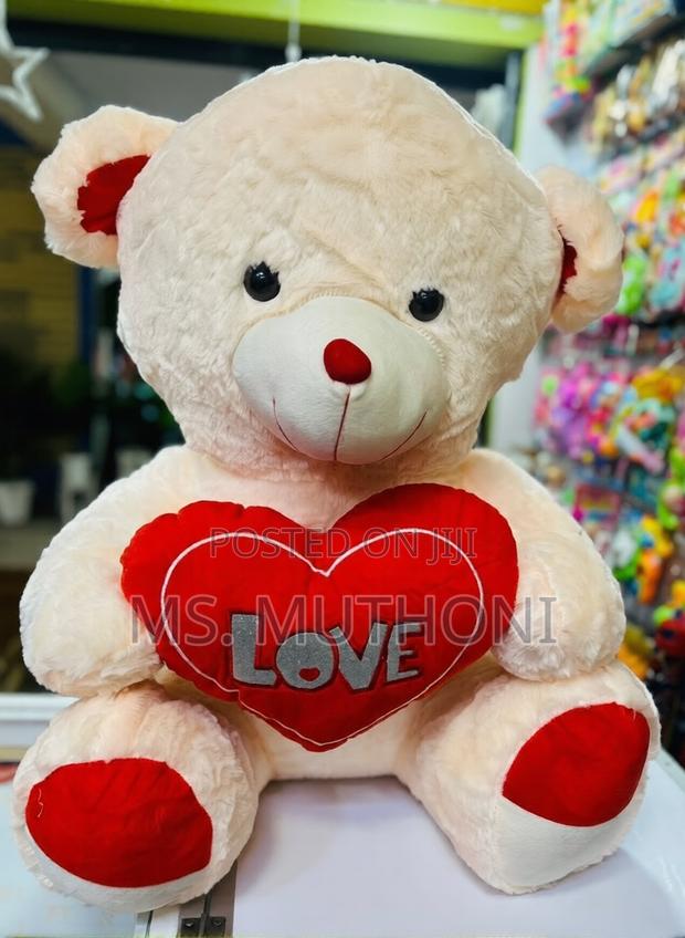 Large Red / Pink Plush Teddy Bear (80cm ) Valentine Gift - thumbnail 4