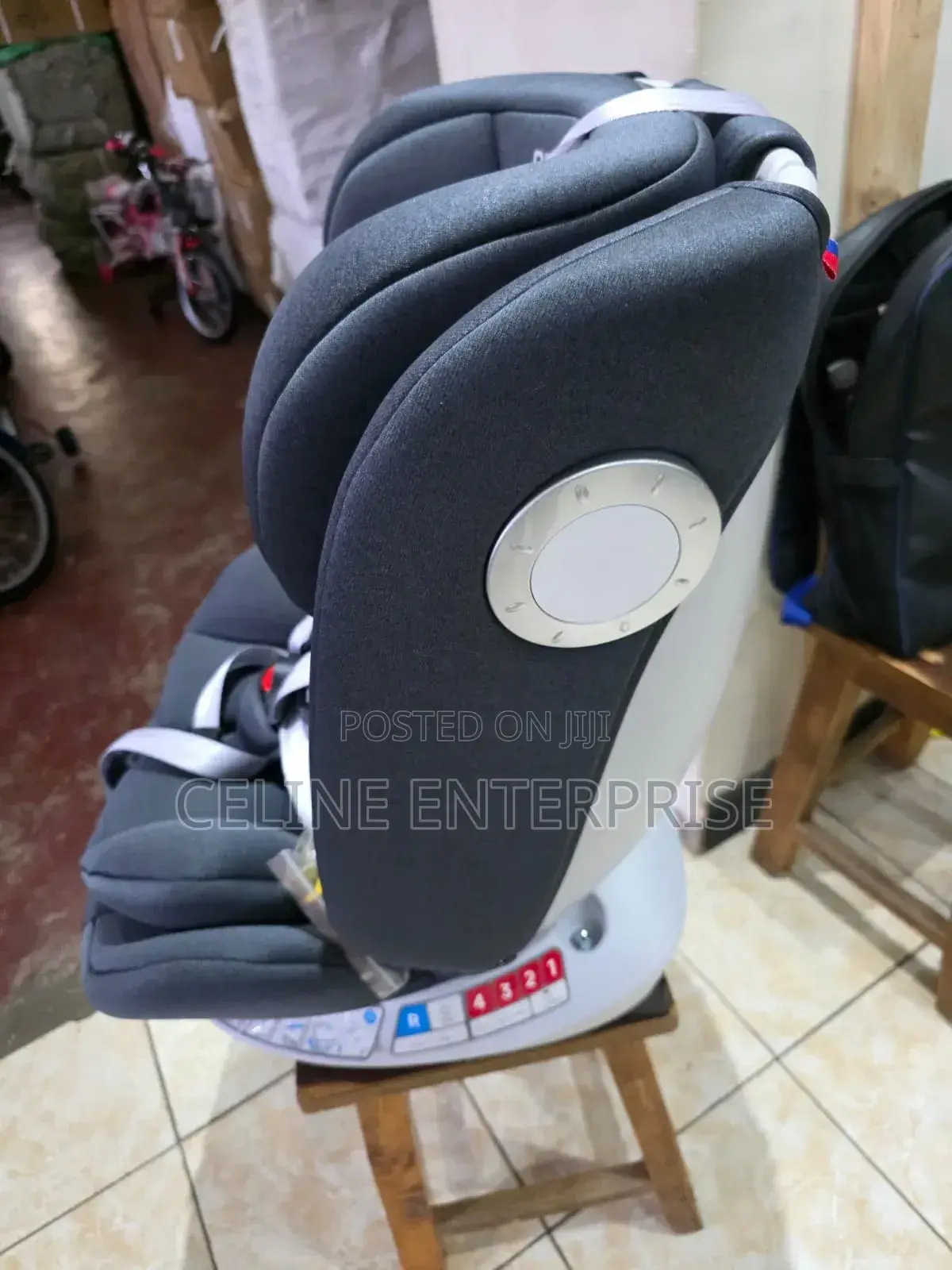 Beacood Car Seat/Isofix (Dark Grey, Light Grey)