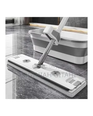 Bucket Mop Household Flat Mops Hand-Free Mop Bucket Set