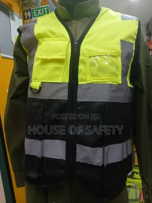 Luminous Green and Black Lower Cotton Vest